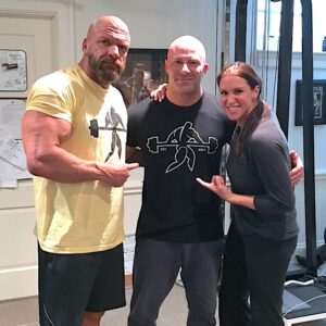 Triple H, Joe, and Steph