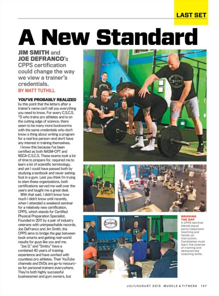 Muscle & Fitness Magazine August 2015
