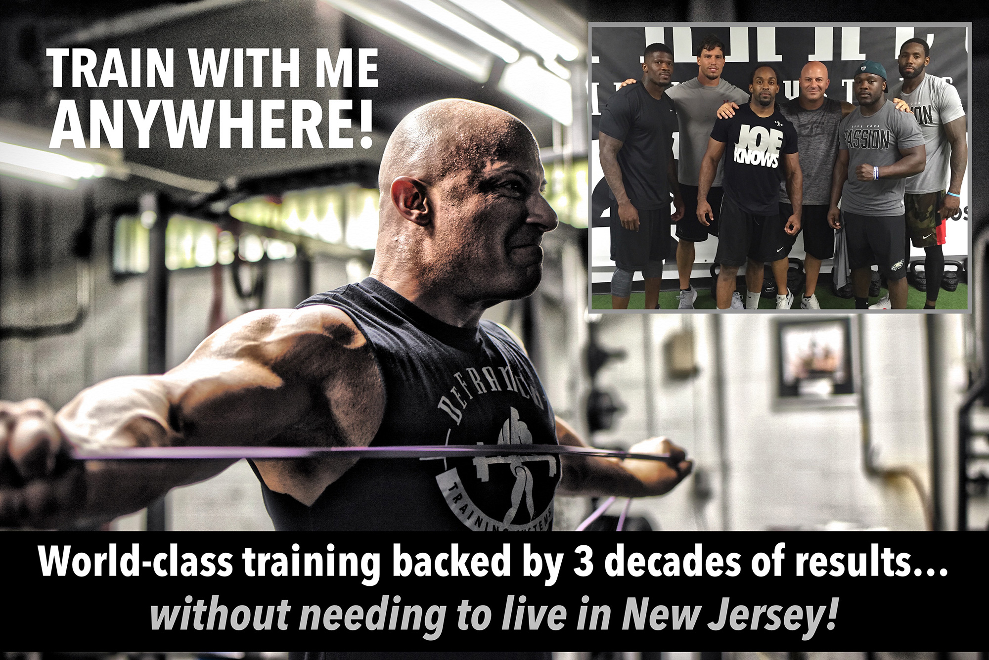 World class-training backed by 3 decads of results... without needing to live in New Jersey!
